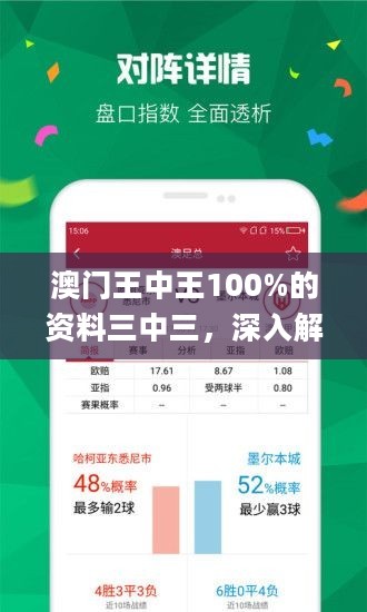 三中三澳門(mén)，探索神秘之地，揭示獨(dú)特魅力，探索神秘魅力，澳門(mén)三中三之旅揭秘獨(dú)特風(fēng)采