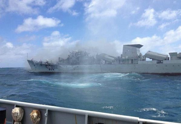 解放軍戰(zhàn)艦被擊沉，事實(shí)真相與軍事透明度的探討，解放軍戰(zhàn)艦遭遇事件，事實(shí)真相與軍事透明度揭秘