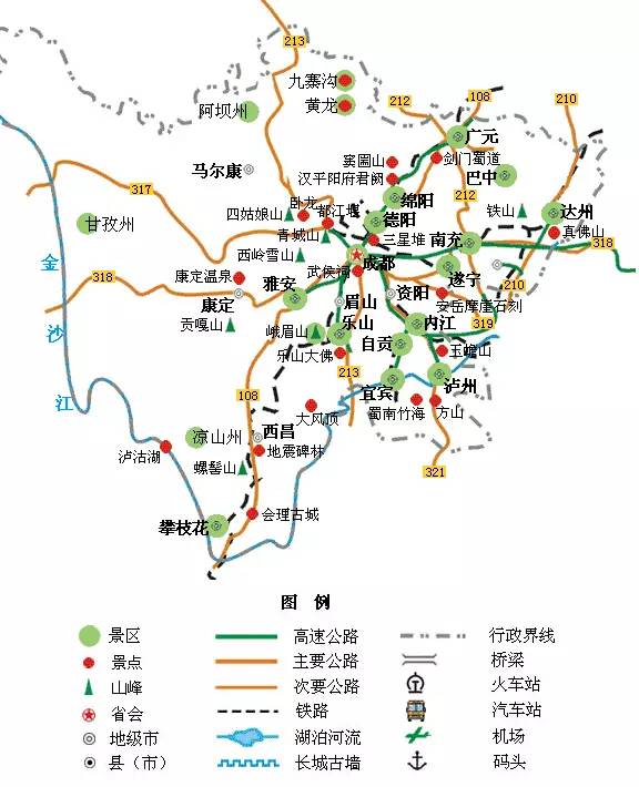 四川旅游景點(diǎn)地圖大全，探索天府之國(guó)的無(wú)限魅力，四川旅游景點(diǎn)地圖大全，探索天府之國(guó)的魅力之旅