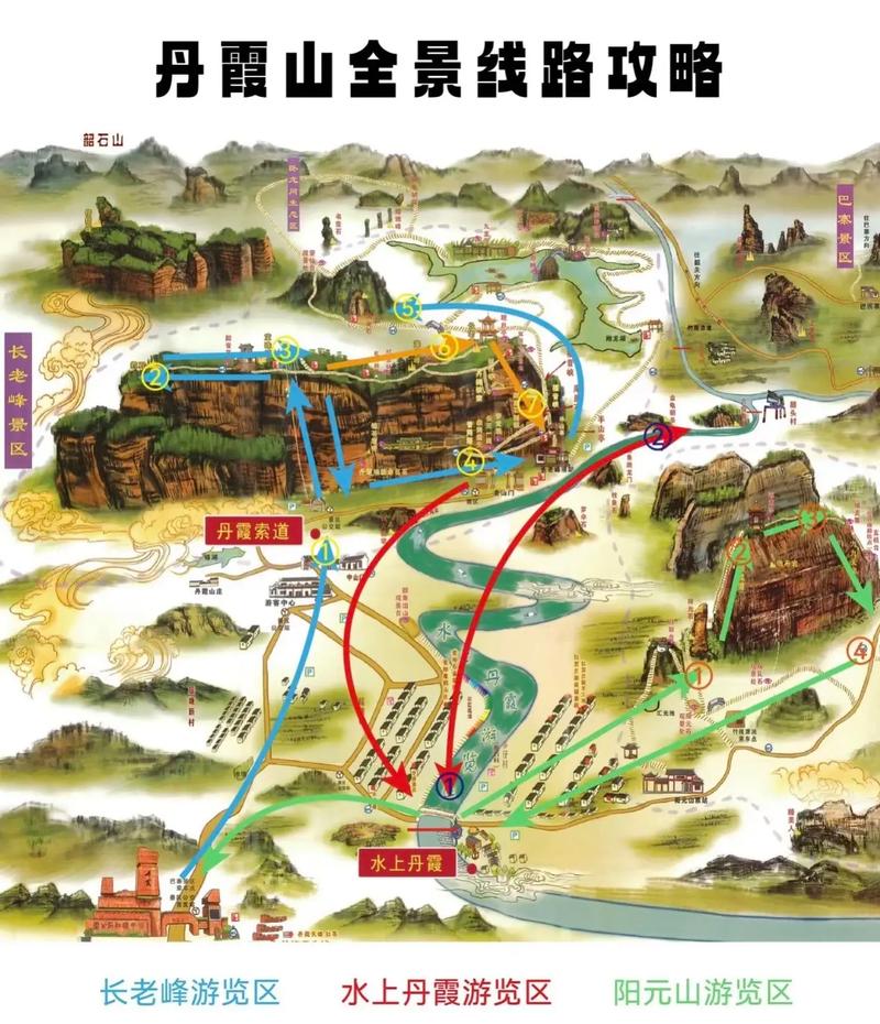 丹霞山一日游最佳路線攻略，丹霞山一日游精選路線攻略